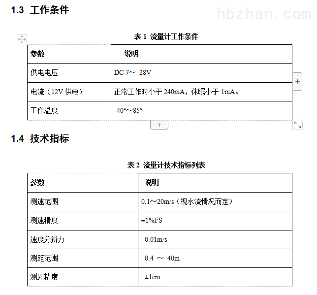 明渠河道雷达流量计